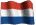 Dutch flag. Click on the flag and 
listen to the national anthem.